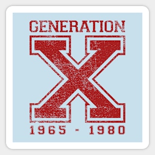 Generation X Sticker